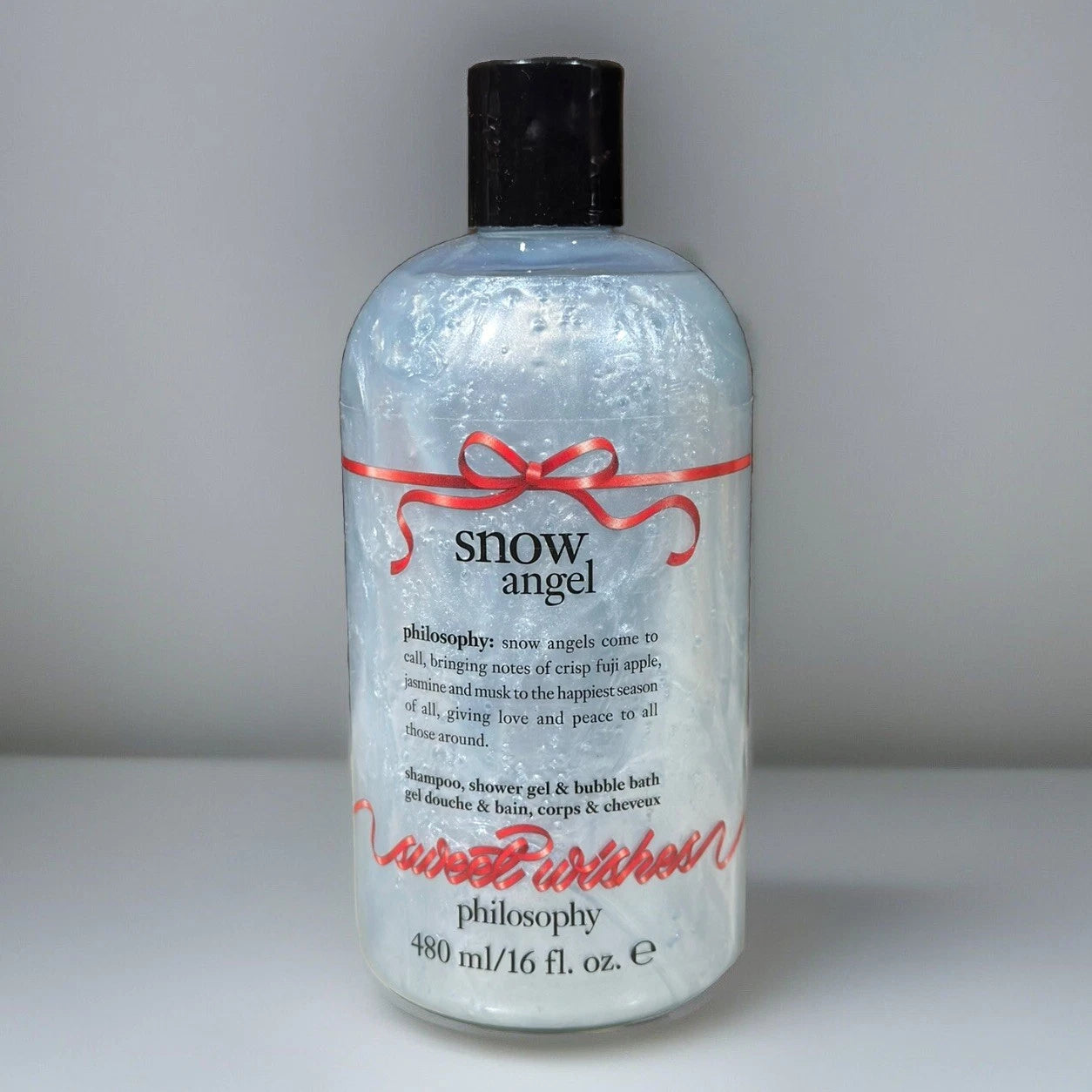 Philosophy Snow Angel Shampoo, Shower Gel & Bubble Bath Choose Size 16oz or 6oz